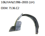 106/VAN/1996-2003 (LH) OEM: 7136.C2