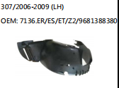 307/2006-2009 (LH) OEM: 7136.ER/ES/ET/Z2/9681388380