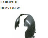 C4 04-09 LH OEM:7136.EW