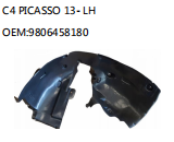 C4 PICASSO 13- LH OEM:9806458180
