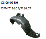 C3 06-09 RH OEM:7136.CE/7136.CF