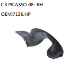 C3 PICASSO 08- RH OEM:7136.HP