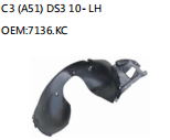 C3 (A51) DS3 10- LH OEM:7136.KC