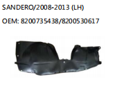 SANDERO/2008-2013 (LH) OEM: 8200735438/8200530617