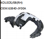 KOLEOS/08(RH) OEM:63840-JY00A