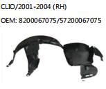CLIO/2001-2004 (RH) OEM: 8200067075/57200067075