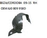 IBIZA/CORDOBA 09-15 RH OEM:6J0 809 958D