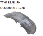TT 07 REAR RH OEM:8J0-810-172D