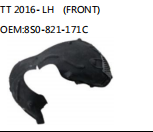 TT 2016- LH (FRONT) OEM:8S0-821-171C