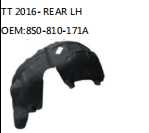 TT 2016- REAR LH OEM:8S0-810-171A