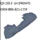 Q5 2013 LH (FRONT) OEM:8R0-821-171F