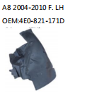 A8 2004-2010 F. LH OEM:4E0-821-171D