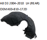 A8 D3 2004-2010 LH (REAR) OEM:4E0-810-172D