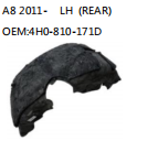 A8 2011- LH (REAR) OEM:4H0-810-171D