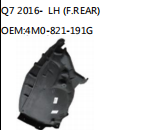 Q7 2016- LH (F.REAR) OEM:4M0-821-191G