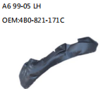 A6 99-05 LH OEM:4B0-821-171C