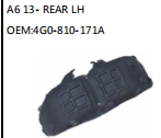 A6 13- REAR LH OEM:4G0-810-171A