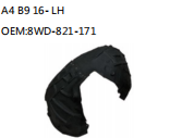 A4 B9 16- LH OEM:8WD-821-171