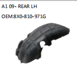 A1 09- REAR LH OEM:8X0-810-971G