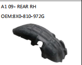 A1 09- REAR RH OEM:8X0-810-972G
