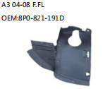 A3 04-08 F.FL OEM:8P0-821-191D