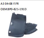 A3 04-08 F.FR OEM:8P0-821-191D