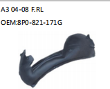 A3 04-08 F.RL OEM:8P0-821-171G