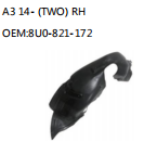 A3 14- (TWO) RH OEM:8U0-821-172