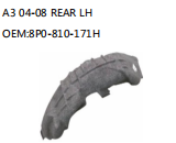 A3 04-08 REAR LH OEM:8P0-810-171H