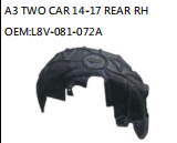 A3 TWO CAR 14-17 REAR RH OEM:L8V-081-072A
