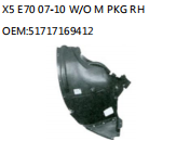 X5 E70 07-10 W/O M PKG RH OEM:51717169412