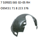 7 SERIES E65 02-05 RH OEM:51 71 8 223 376
