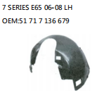 7 SERIES E65 06-08 LH OEM:51 71 7 136 679