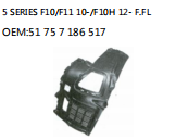 5 SERIES F10/F11 10-/F10H 12- F.FL OEM:51 75 7 186 517