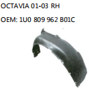 OCTAVIA 01-03 RH OEM: 1U0 809 962 B01C
