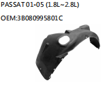 PASSAT 01-05 (1.8L~2.8L) OEM:3B080995801C