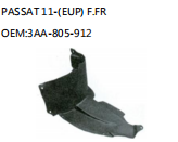 PASSAT 11-(EUP) F.FR OEM:3AA-805-912