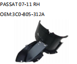 PASSAT 07-11 RH OEM:3C0-805-312A