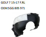 GOLF 7 15-17 F.RL OEM:5GG 805 971