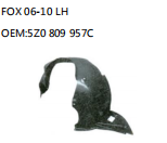 FOX 06-10 LH OEM:5Z0 809 957C