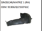 SINOSCAR/MATRIZ 1 (RH) OEM: 9330620/2550761C