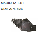 MALIBU 12- F.LH OEM: 2078-8542