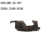 MALIBU 16- RH OEM: 2340-1038