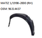 MATIZ 1/1998-2000 (RH) OEM: 96314437