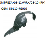 IMPREZA/08-11/WRX/08-10 (RH) OEM: 59110-FG002