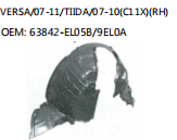 VERSA/07-11/TIIDA/07-10(C11X)(RH) OEM: 63842-EL05B/9EL0A
