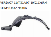 VERSA/07-11/TIIDA/07-10(C11X)(RH) OEM: 63842-9KK0A