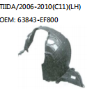 TIIDA/2006-2010(C11)(LH) OEM: 63843-EF800