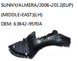 SUNNY/ALMERA/2006-2012(EUP) (MIDDLE-EAST)(LH) OEM: 63842-95F0A