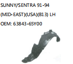 SUNNY/SENTRA 91-94 (MID-EAST)(USA)(B13) LH OEM: 63843-65Y00